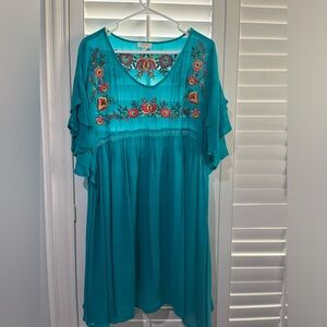 Embroidered dress